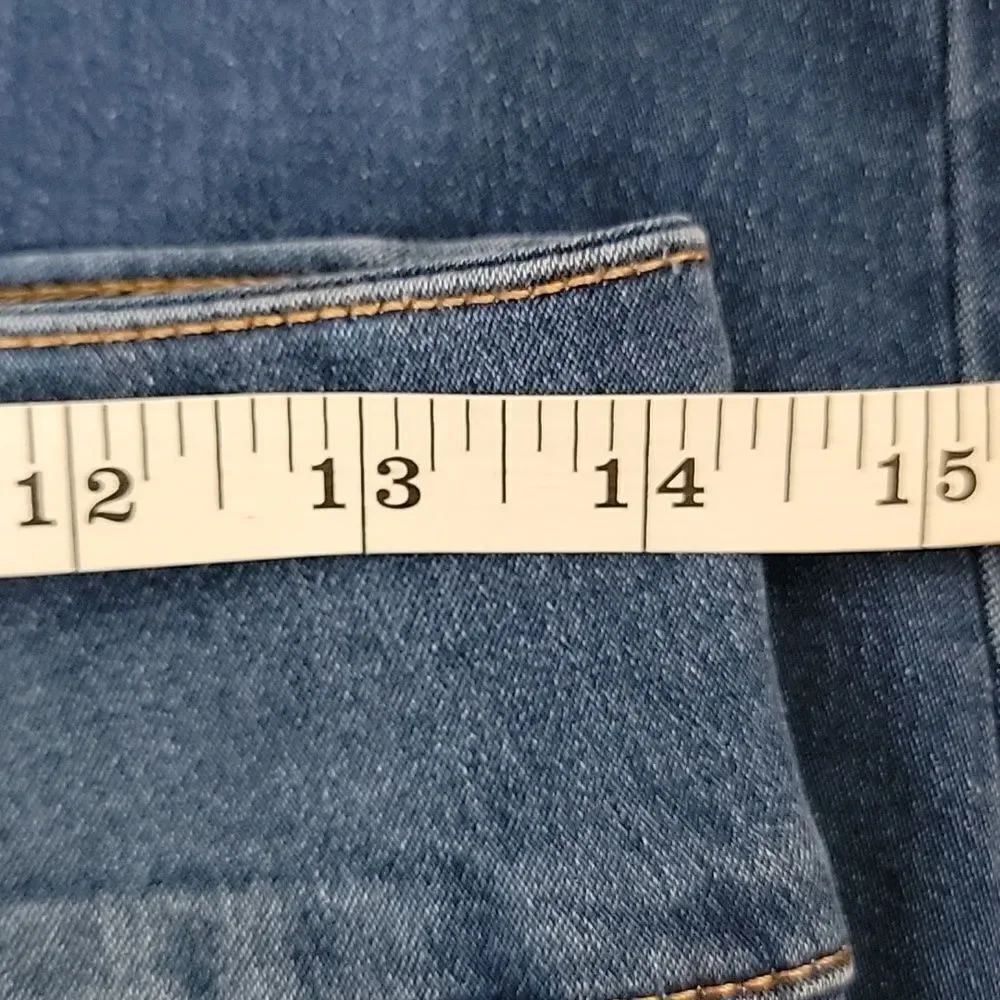 Red Bottoms Juniors blue denim skinny ankle jeans Size 11 - Picture 14 of 16